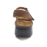Naot Women's Comfort Sandals Ankle Adjustable Strap Casual Brown Tan Leather