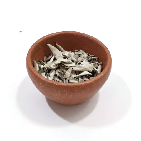 Organic Handmade Incense Burner La Chamba Clay Smudging Bowl Brown 3" Wide