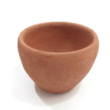 Organic Handmade Incense Burner La Chamba Clay Smudging Bowl Brown 3.5" Wide