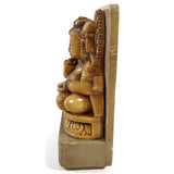 India God Bala Krishna Statue The Butter Thief on Resin Soapstone Base Handmade
