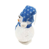 Ornaments Snowman Hanging Christmas Tree Decoration Holiday Seasons Gifts Blue H
