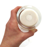 Vanilla Scented White Glass Jar Candle