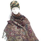 Women Winter Warm Scarf Shawl Wrap Blanket Scarves Holidays Gift for Her 2 Sided