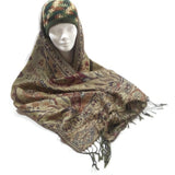 Women Winter Warm Scarf Shawl Wrap Blanket Scarves Holidays Gift for Her 2 Sided