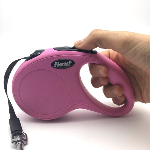 Flexi Dog Leash, New Comfort Retractable 16 ft, Pink