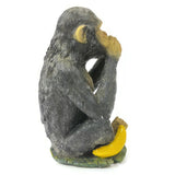 Speak No Evil Monkey Apes Figure Shamanic 8" Tall Statue Wise Monkey