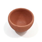 Organic Handmade Incense Burner La Chamba Clay Smudging Bowl Brown 3.5" Wide