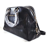 Women's Black HandBag Classic Fashion Shoulder Bag Purse Wallet Gift for Her NWT