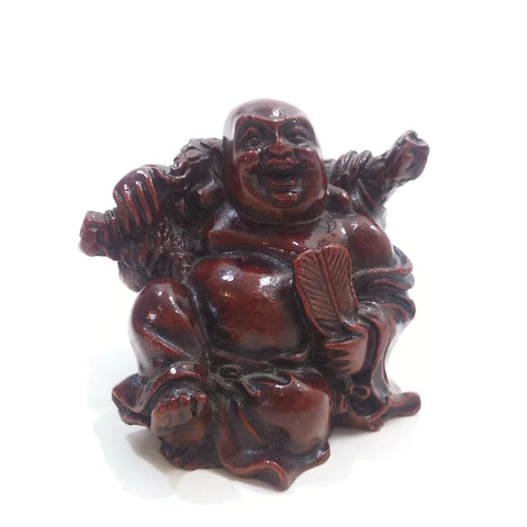 Beautiful Laughing Buddha Statue Buddhism Figures 2 inches