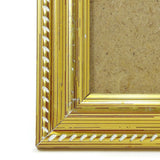 Antique Decorative Ornamented Picture Goldtone Photo Frame 5.75x7.25 Table/Wall