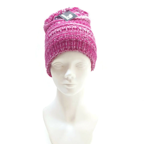 Women's Fleece Fashion Winter Warm Skellies Beanie Hat Pink American Bears