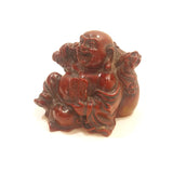 Beautiful Laughing Buddha Statue Buddhism Figures 2 inches