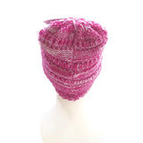 Women's Fleece Fashion Winter Warm Skellies Beanie Hat Pink American Bears