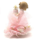Precious Moments Figurine “Growing In Grace Age 1" Birthday Girl holding a Cake