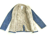 OLD NAVY Women's Jeans Coat  Winter Sherpa-Lined Blue Warm Denim Jacket VTG M