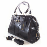 Women's Black HandBag Classic Fashion Shoulder Bag Purse Wallet Gift for Her NWT