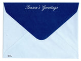Vintage Season's Greetings Christmas Blessings Greeting Card
