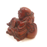 Beautiful Laughing Buddha Statue Buddhism Figures 2 inches