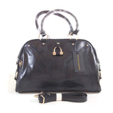 Women's Black HandBag Classic Fashion Shoulder Bag Purse Wallet Gift for Her NWT