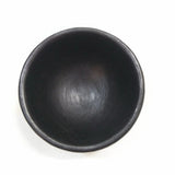 Incense Burner Handmade La Chamba Clay Smudging Bowl Black H2"xD3"