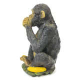 Speak No Evil Monkey Apes Figure Shamanic 8" Tall Statue Wise Monkey