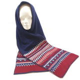Women's Scarf Old Navy Knitted Warm Shawl Wrap Red/Blue Winter Veil Neck Warmer