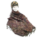 Women Winter Warm Scarf Shawl Wrap Blanket Scarves Holidays Gift for Her 2 Sided