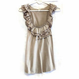 BORDEAUX High-Neck Sleeveless Blouse Ruffles Top Shirt Small