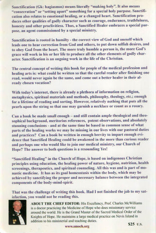 Sanctified Healing Natural Therapeutics by Prof. Dr. Charles McWilliams