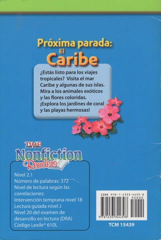 TIME For Kids Próxima parada El Caribe Grade 2 by Ginger McDonnell Guided Spanis