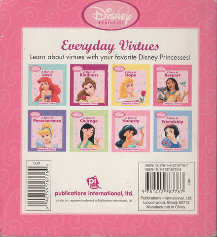 Disney Princess A Story of Respect by Lisa Harkrader