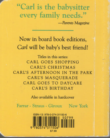 Carl's Birthday by Alexandra Day Board book – Illustrated
