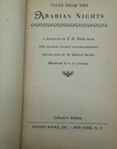 Arabian Nights Tales Translated by Richard Burton Vintage Antique Book