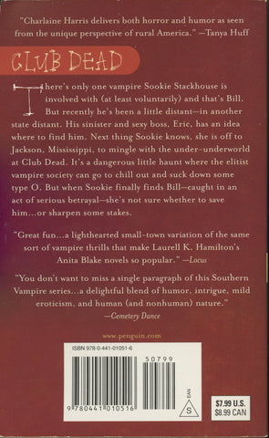 Club Dead by Charlaine Harris New York Times Bestseller author