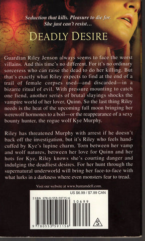 Deadly Desire by Keri Arthur A Riley Jenson Guardian Novel