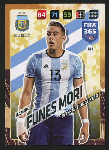 Ramiro Funes Mori Argentina FIFA 365 #341 Soccer International Star Sport Card