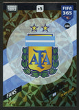 Team Logo Argentina FIFA 365 #334 Soccer International Star Sport Card