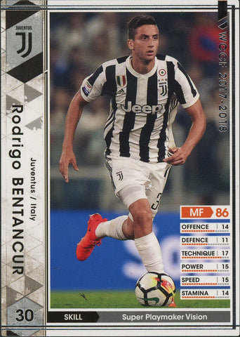 Rodrigo Betancur Juventus Soccer Sport Card Panini