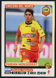 Fabian Monserrat Crucero del Norte Argentine #131 Soccer Sport Card Panini