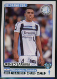 Renzo Saravia Belgrano CBA Argentine #85 Soccer Sport Card Panini