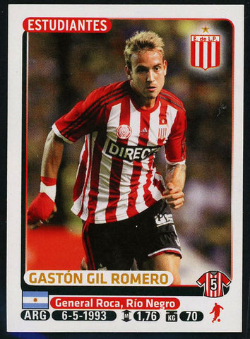 Gaston Gil Romero Club Estudiantes de La Plata Argentine #163 Soccer Sport Card