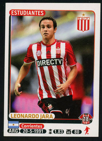 Leonardo Jara Club Estudiantes de La Plata Argentine #164 Soccer Sport Card Pan