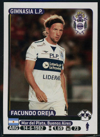 Facundo Oreja Club de Gimnasia y Esgrima La Plata Argentine #175 Soccer Sport Ca