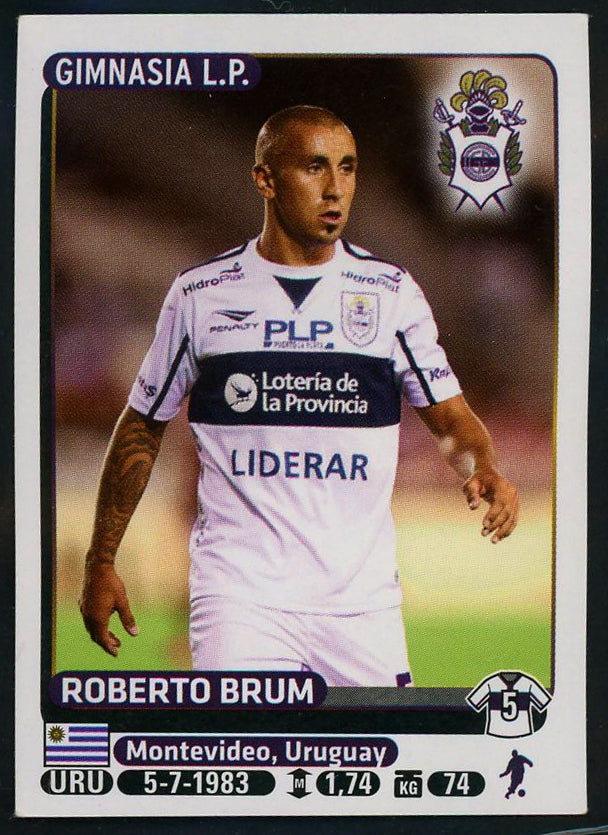 Roberto Brum Club de Gimnasia y Esgrima La Plata Argentine #176 Soccer Sport Car