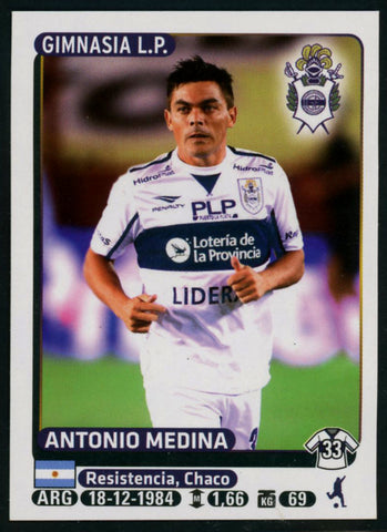 Antonio Medina Club de Gimnasia y Esgrima La Plata Argentine #182 Soccer Sport C