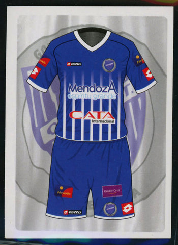 Team Uniform Club Deportivo Godoy Cruz Argentine #184 Soccer Sport Card Panini