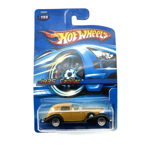 Hot Wheels 1935 Cadillac, #155, Gold, NEW