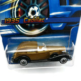Hot Wheels 1935 Cadillac, #155, Gold, NEW