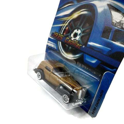 Hot Wheels 1935 Cadillac, #155, Gold, NEW
