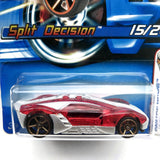 Hot Wheels 2005 First Editions, Realistix, Split Decision 15/20 #015, Red, NEW